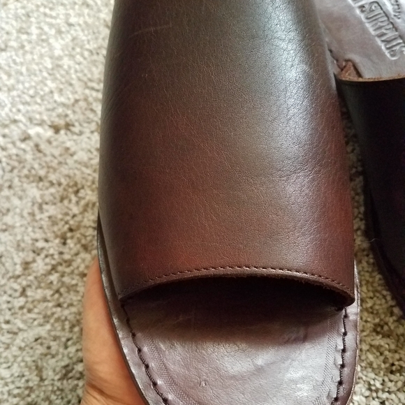 NWOB Army Navy Leather Men\'s Sandals Sz 10 main image 8